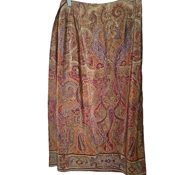 Coldwater Creek Silk Skirt Size P8 - Picture 1 of 2